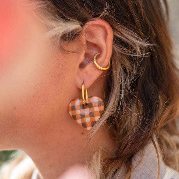 Coeurs Damier